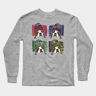 Boston Terriers Four Long Sleeve T-Shirt